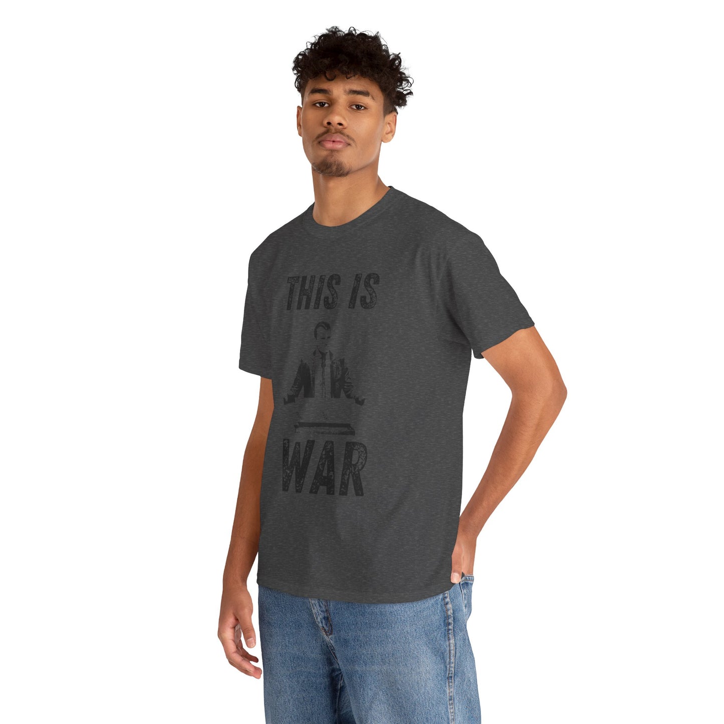 Bold Statement Tee for Activists and Trendsetters - This is War T-Shirt, Unisex Cotton Tee, Casual Wear, Gift for Friends, Statement [...] Charlie Kirk RIP