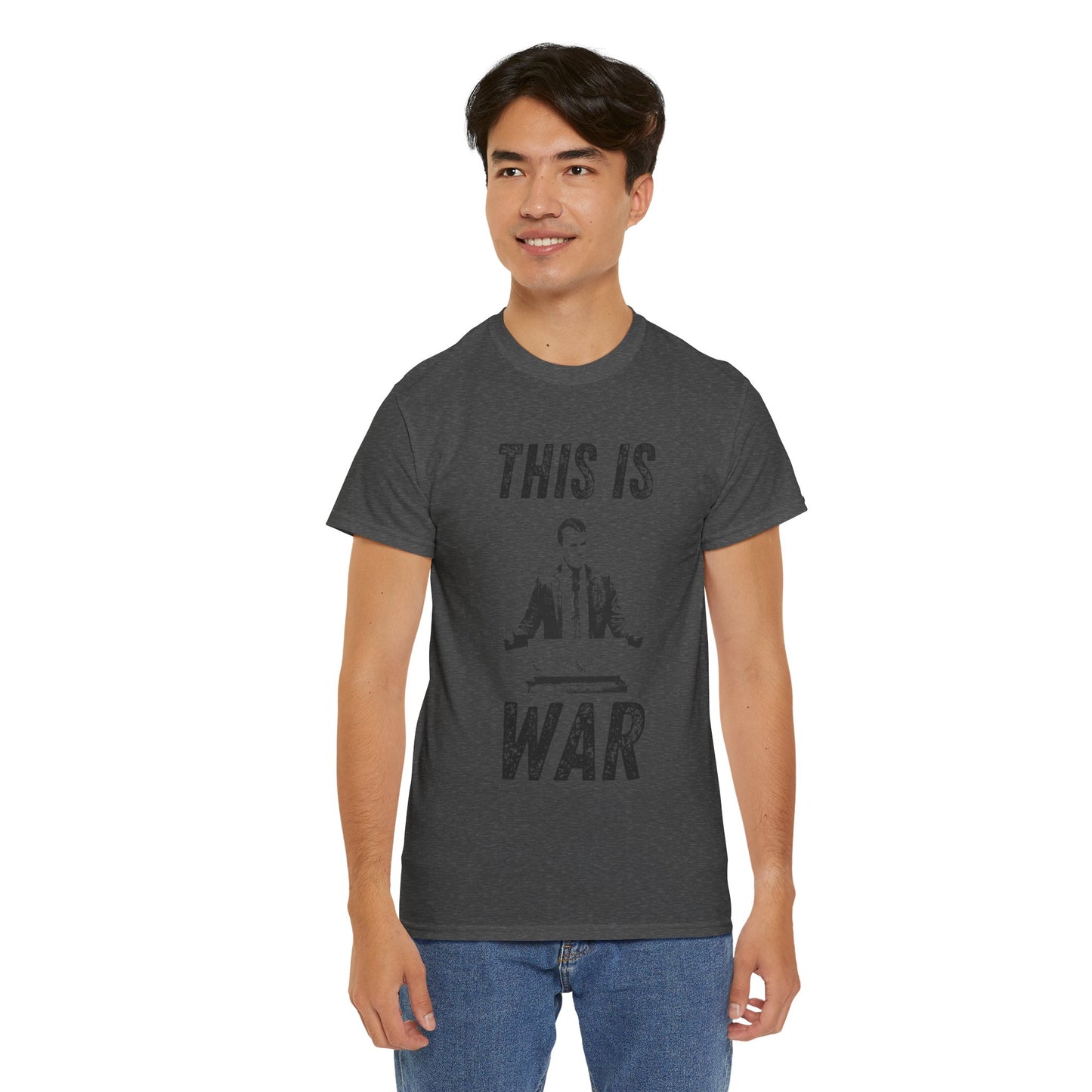 Bold Statement Tee for Activists and Trendsetters - This is War T-Shirt, Unisex Cotton Tee, Casual Wear, Gift for Friends, Statement [...] Charlie Kirk RIP