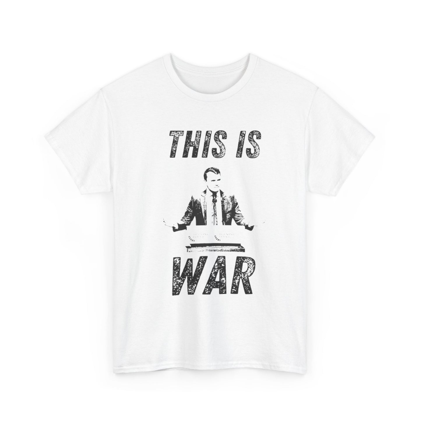 Bold Statement Tee for Activists and Trendsetters - This is War T-Shirt, Unisex Cotton Tee, Casual Wear, Gift for Friends, Statement [...] Charlie Kirk RIP