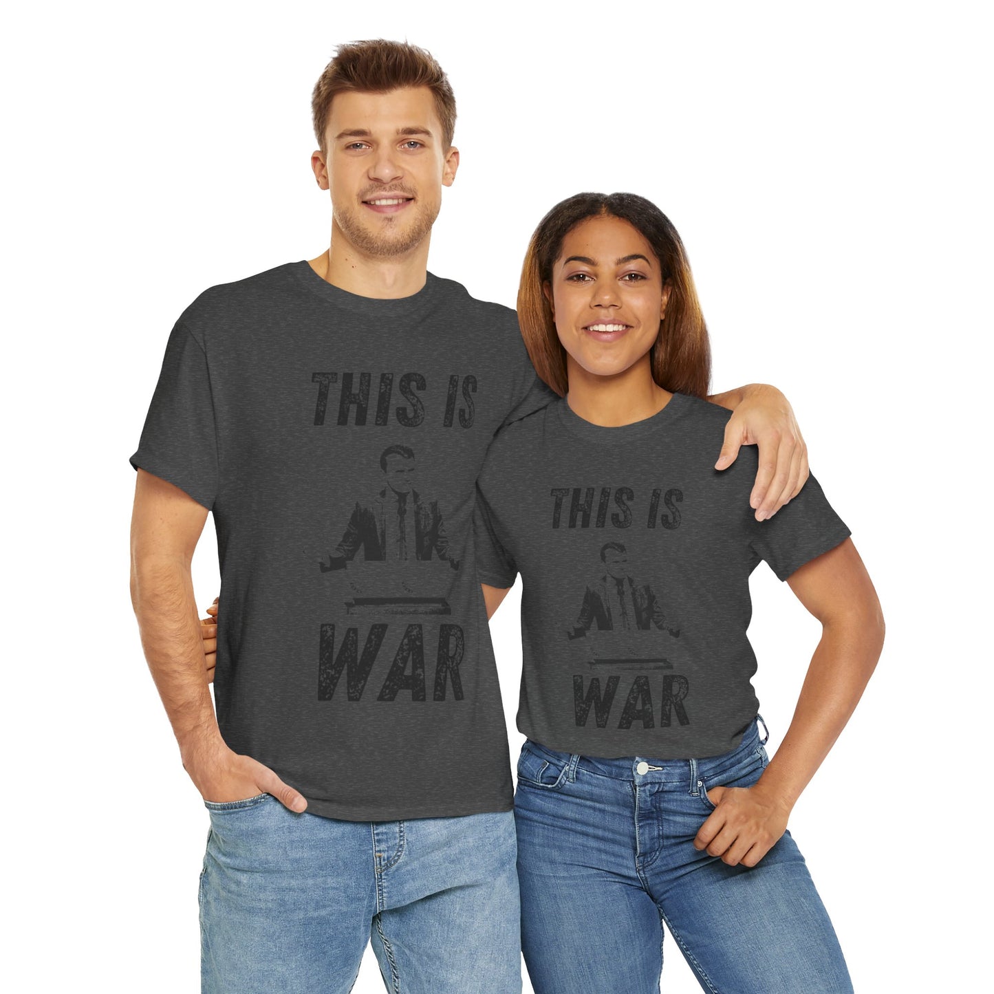 Bold Statement Tee for Activists and Trendsetters - This is War T-Shirt, Unisex Cotton Tee, Casual Wear, Gift for Friends, Statement [...] Charlie Kirk RIP