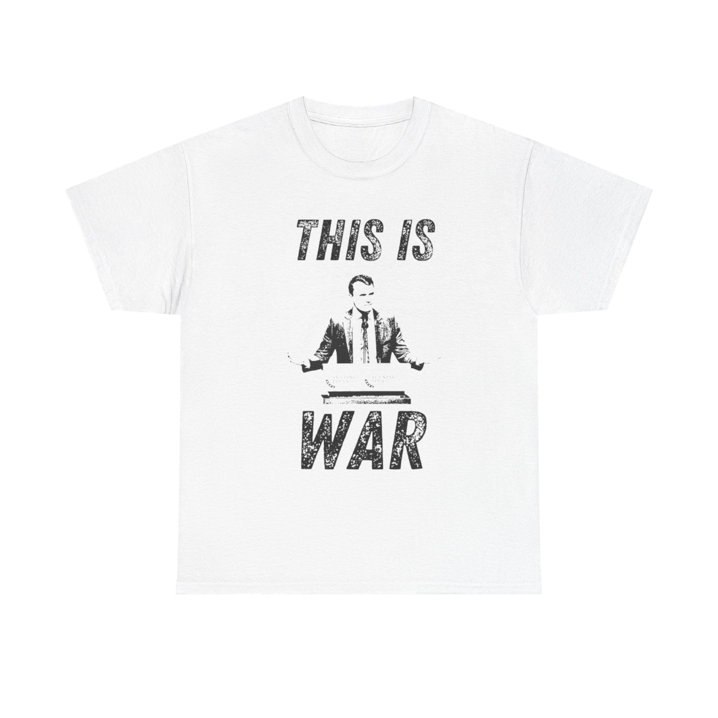 Bold Statement Tee for Activists and Trendsetters - This is War T-Shirt, Unisex Cotton Tee, Casual Wear, Gift for Friends, Statement [...] Charlie Kirk RIP