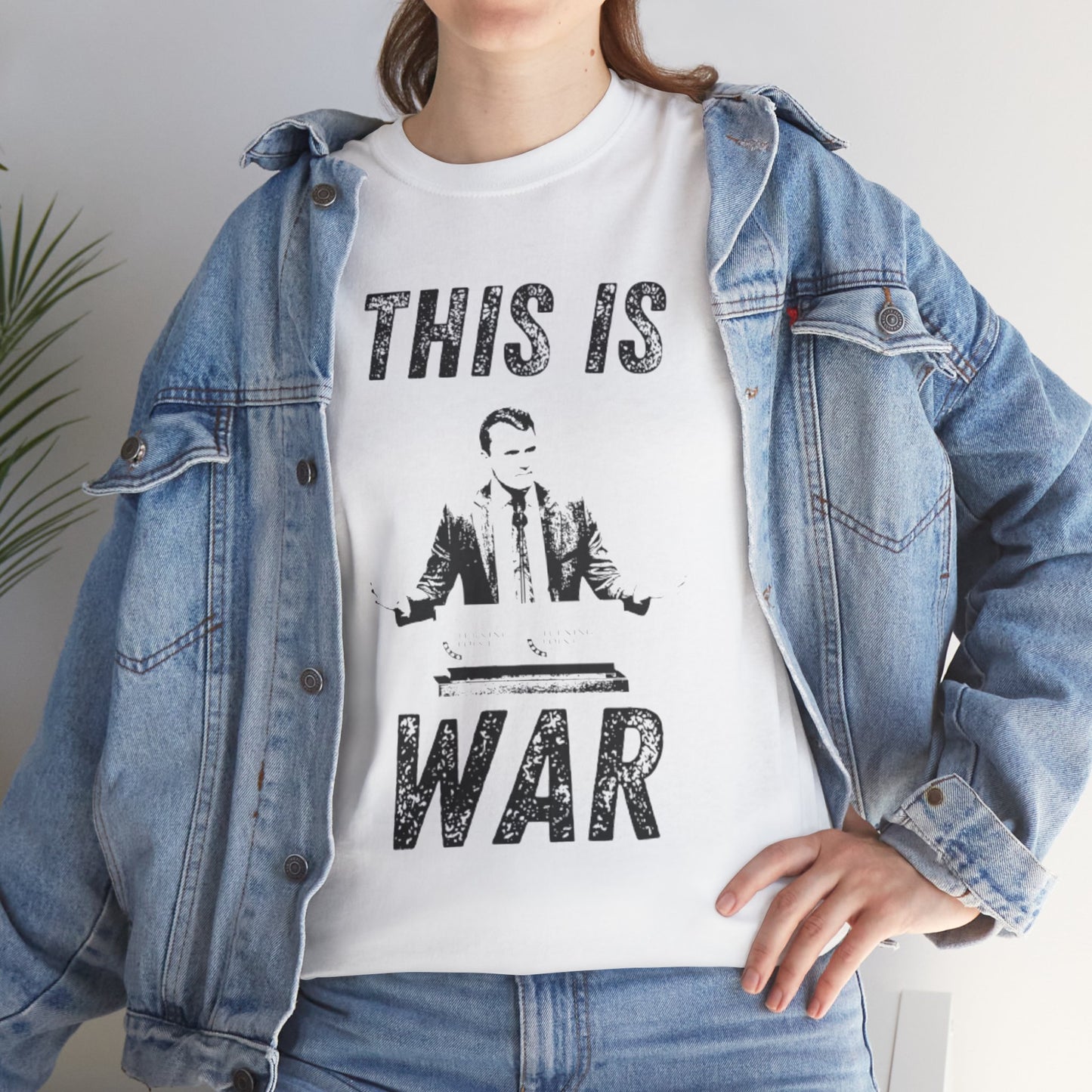 Bold Statement Tee for Activists and Trendsetters - This is War T-Shirt, Unisex Cotton Tee, Casual Wear, Gift for Friends, Statement [...] Charlie Kirk RIP