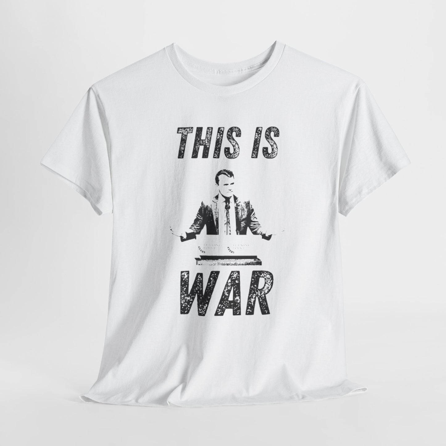 Bold Statement Tee for Activists and Trendsetters - This is War T-Shirt, Unisex Cotton Tee, Casual Wear, Gift for Friends, Statement [...] Charlie Kirk RIP