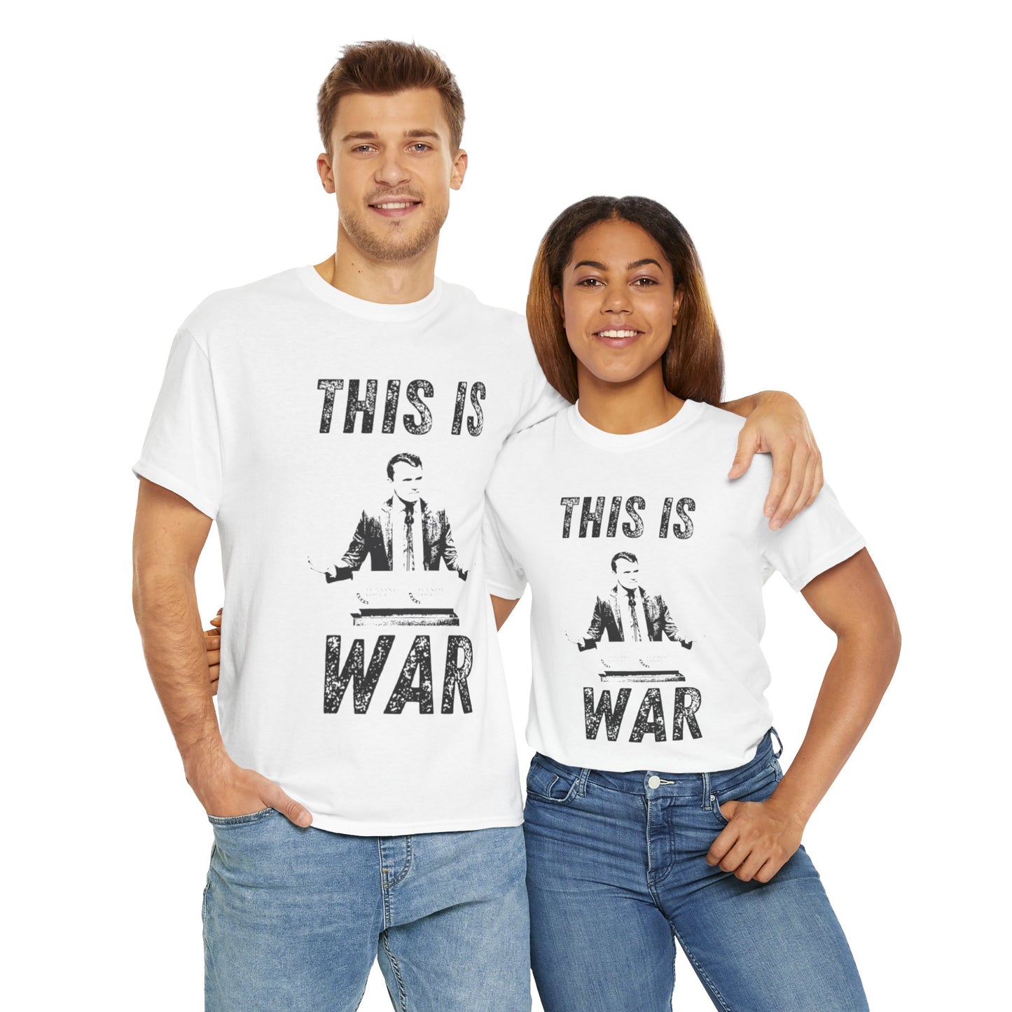 Bold Statement Tee for Activists and Trendsetters - This is War T-Shirt, Unisex Cotton Tee, Casual Wear, Gift for Friends, Statement [...] Charlie Kirk RIP