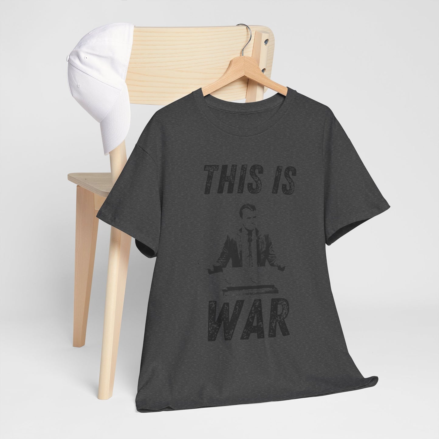 Bold Statement Tee for Activists and Trendsetters - This is War T-Shirt, Unisex Cotton Tee, Casual Wear, Gift for Friends, Statement [...] Charlie Kirk RIP